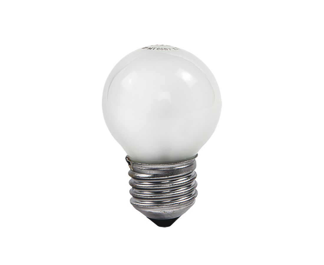 ნათურა ვარვარა ბურთი დაბურული E27 240V-60W L80 ლუქსრამი — ნათურა და ვაზნა